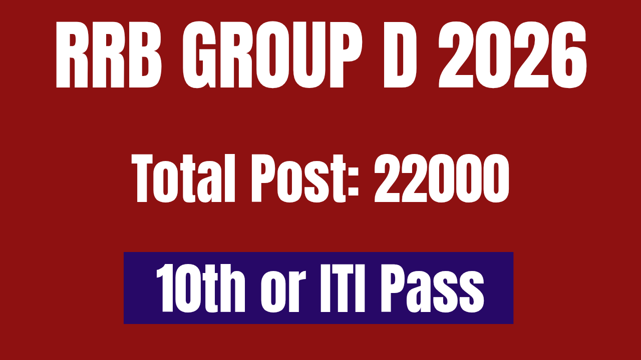 RRB Group D Recruitment 2026