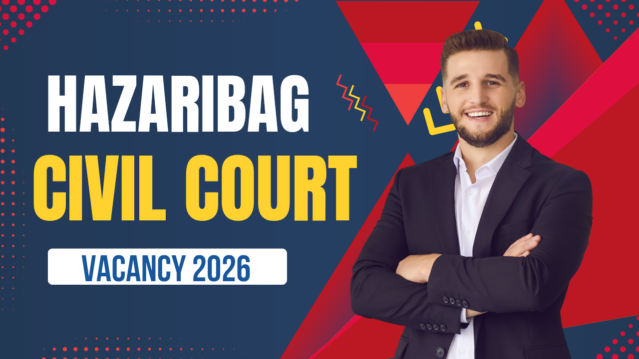Hazaribag Civil Court Vacancy 2026
